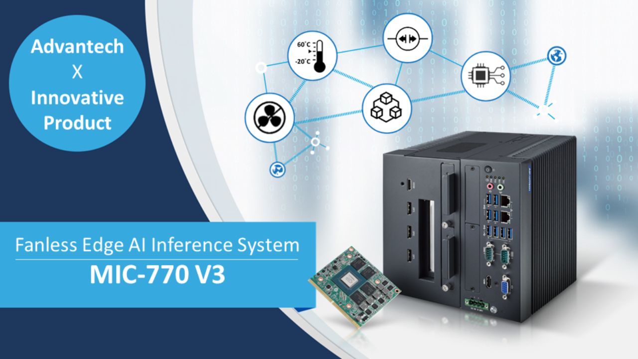 Fanless Edge AI Inference System, MIC-770 V3